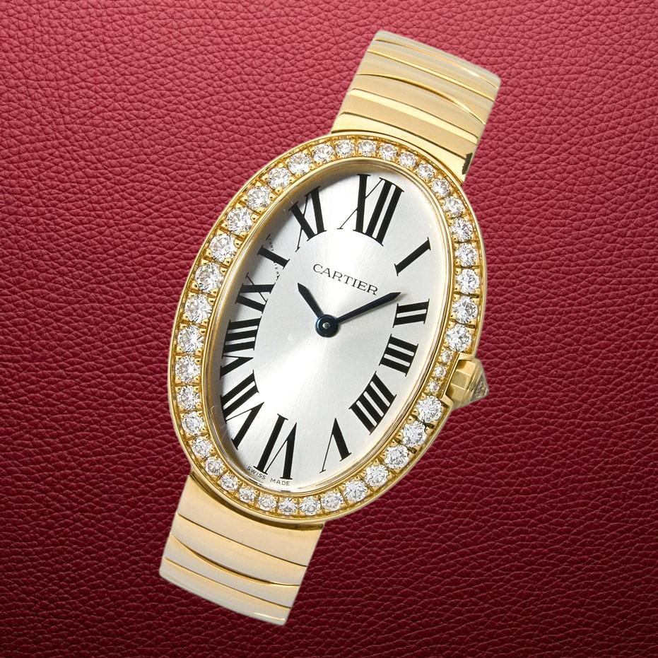 Cartier Baignoire 18K Diamond