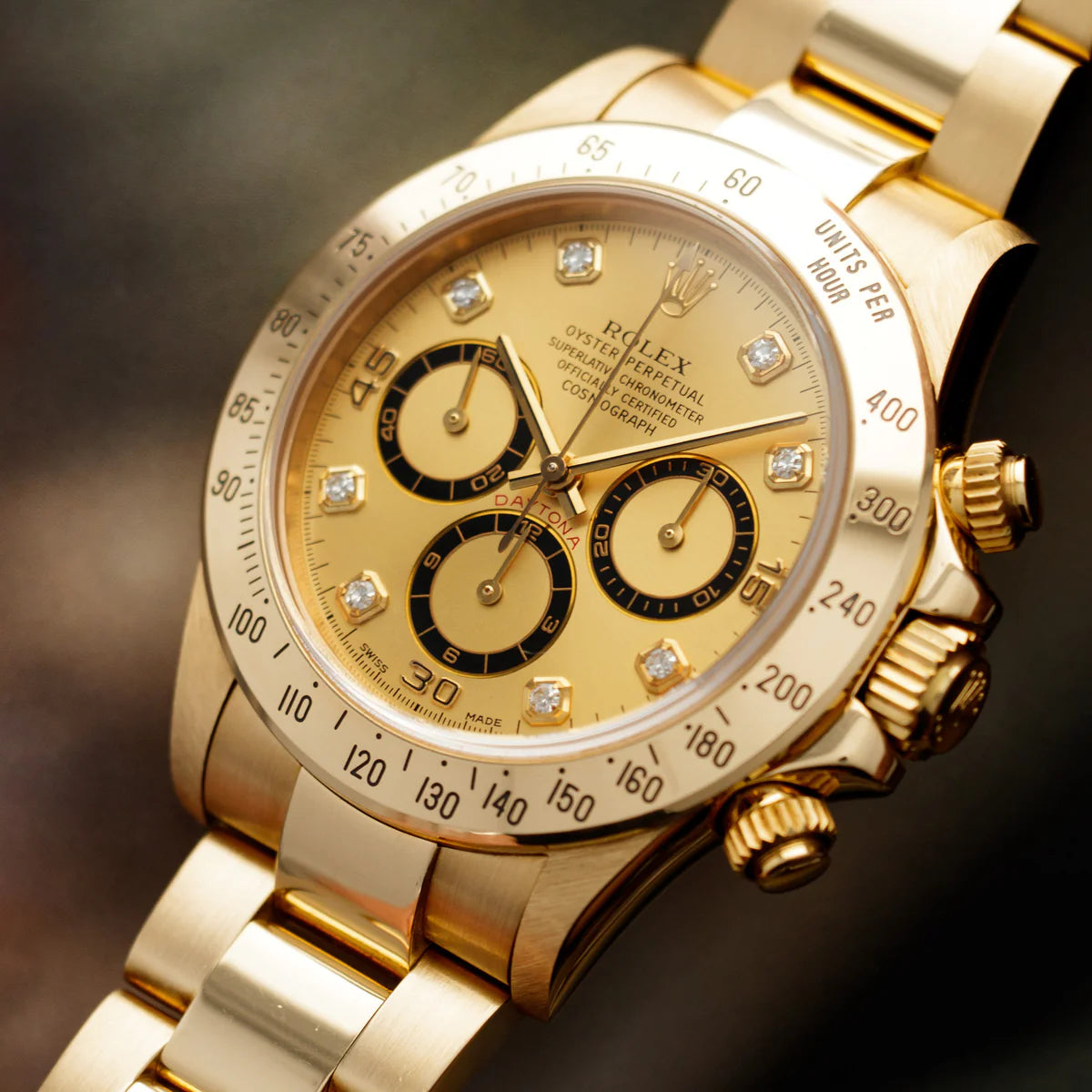 Rolex Daytona Zenith Diamond 18K