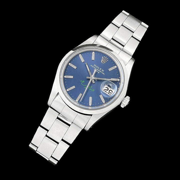 Rolex Oyster Perpetual Date Azul
